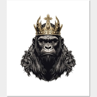 king gorilla Posters and Art